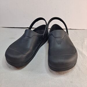 Shoes For Crews Unisex Zinc Slip-Resistant Work Clogs Black Size M11/W13